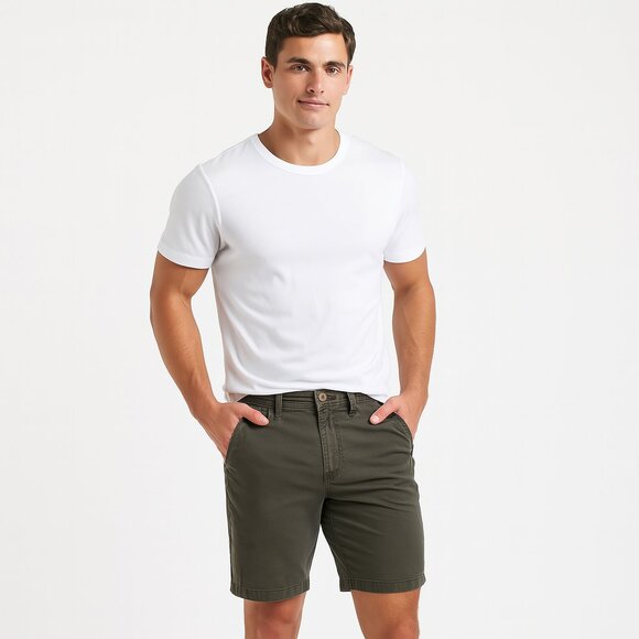 American Eagle Men’s Gray Utility Shorts Size 28 | Side + Coin Pockets | Like Ne - Picture 1 of 6